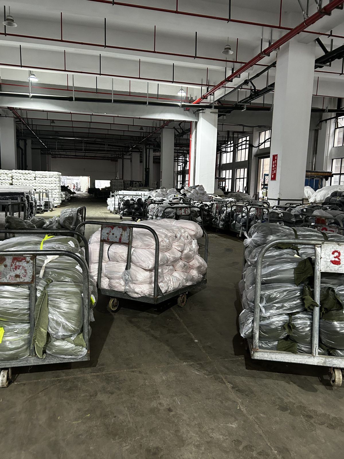 Dyeing factory