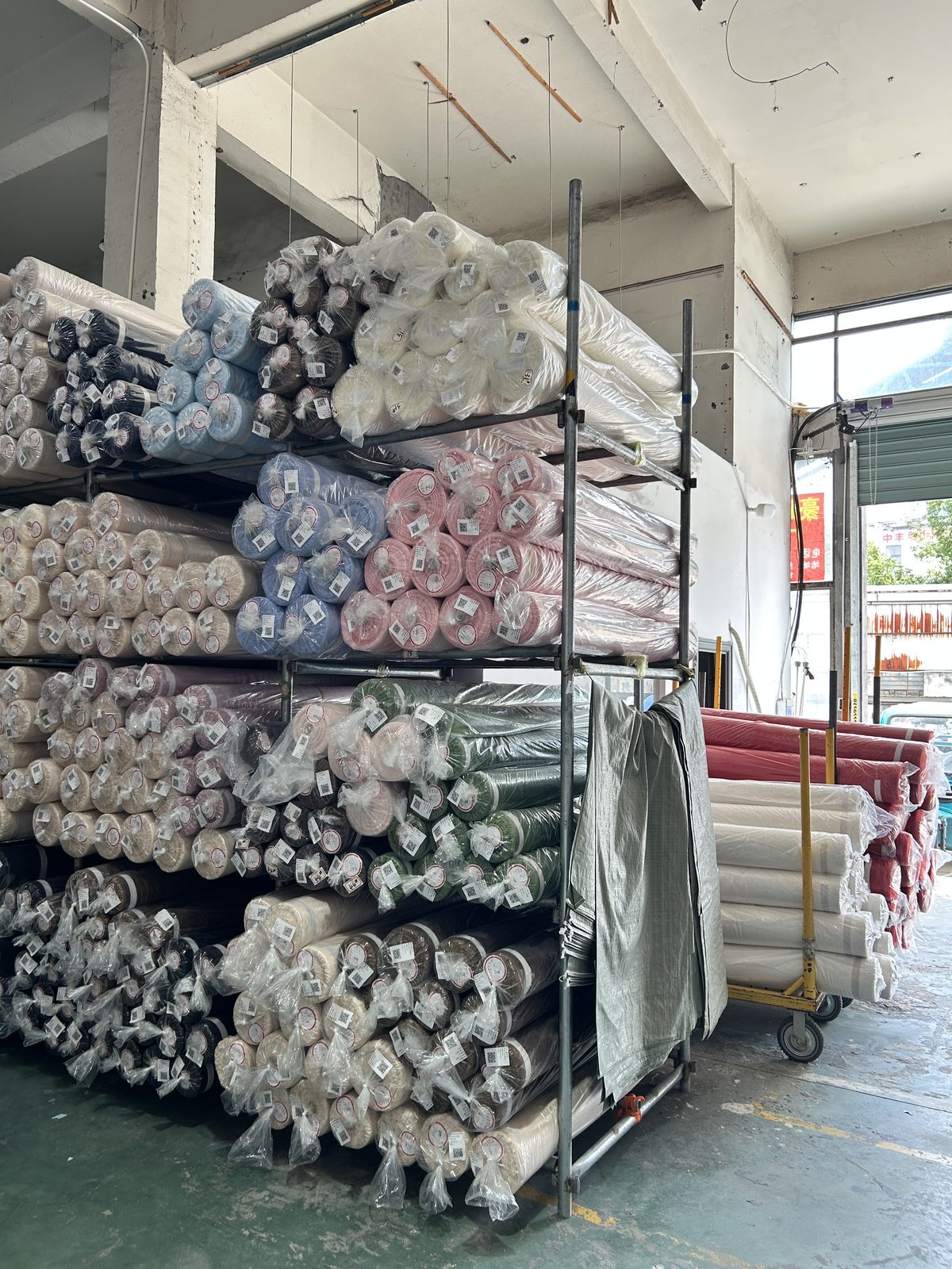 Fabric roll inventory