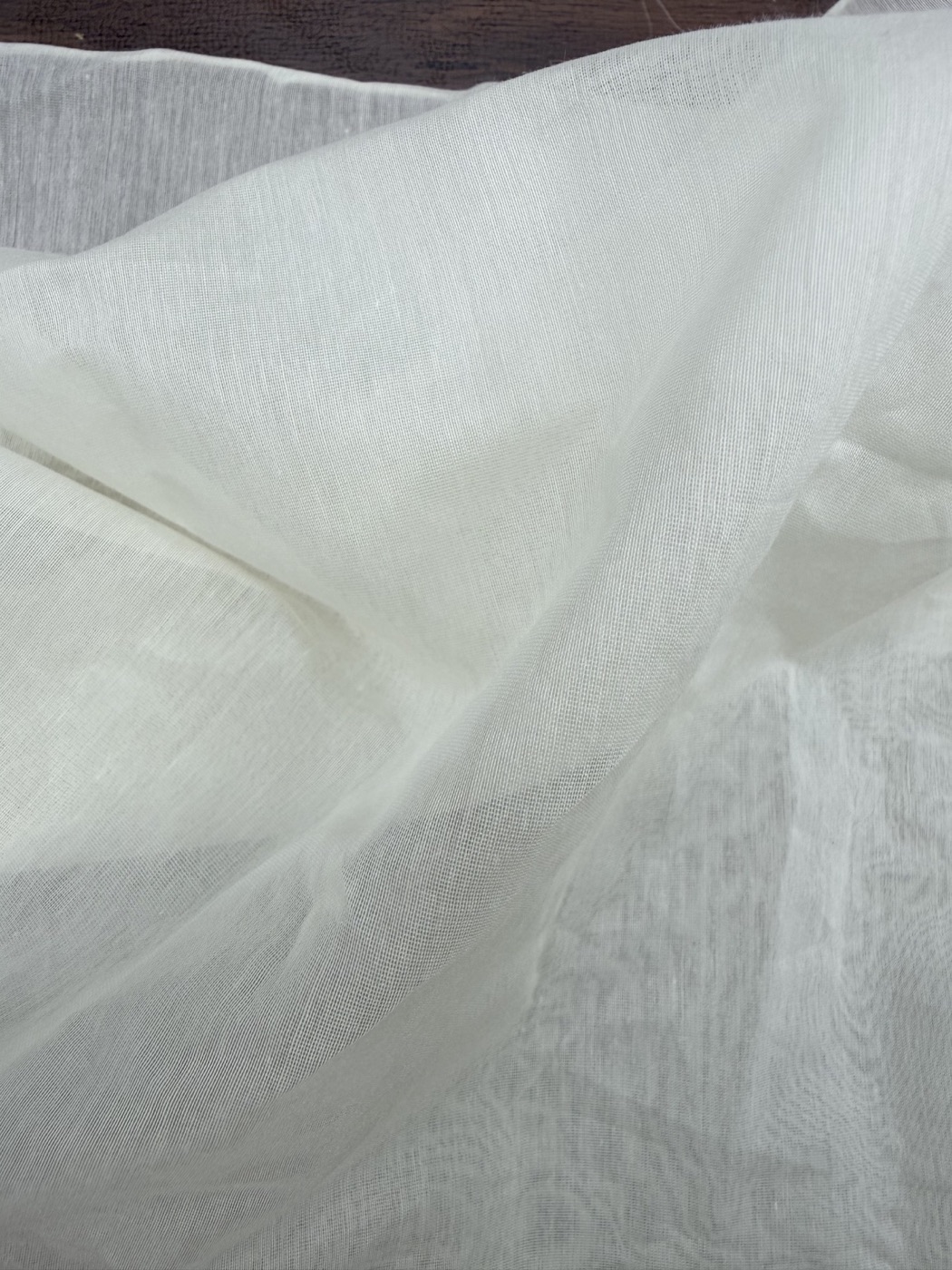 10 Momme Silk-Cotton Organza fabric view 1