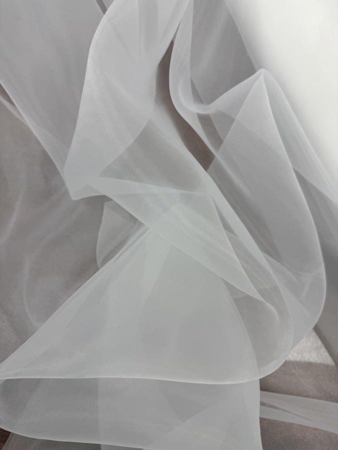 Ultra-Light 10D Organza fabric sample