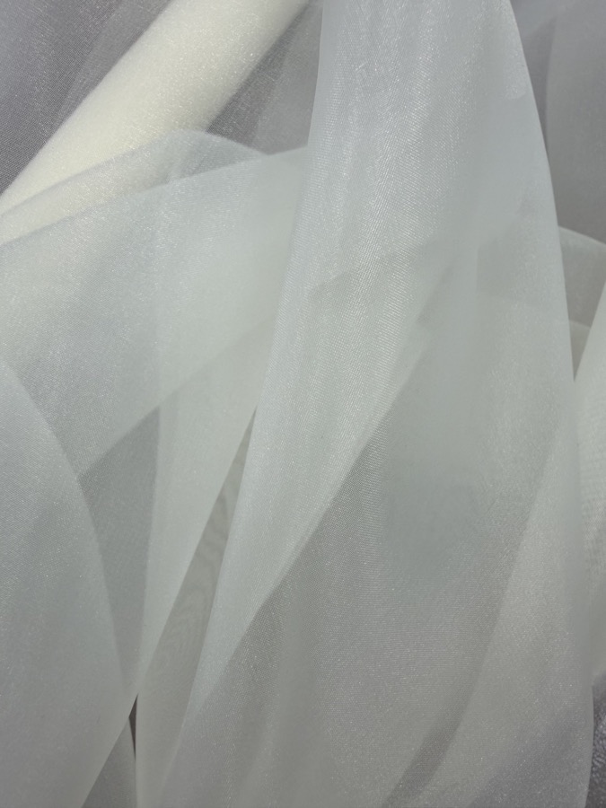 2020 Lustrous Organza fabric sample