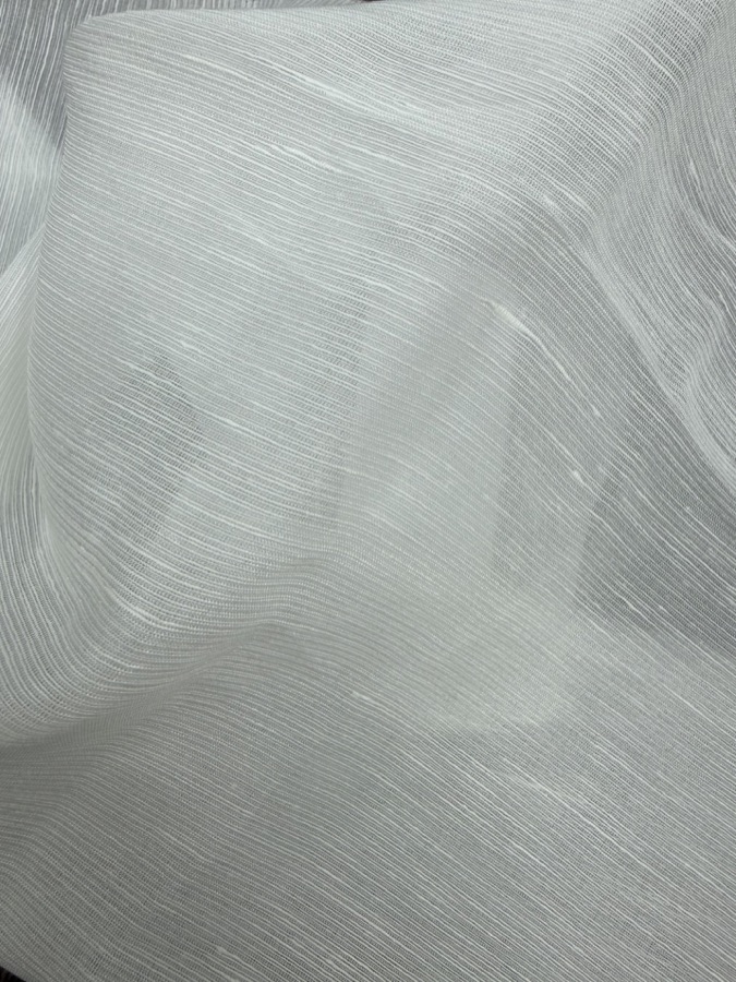 14 Momme Silk-Linen Voile fabric sample