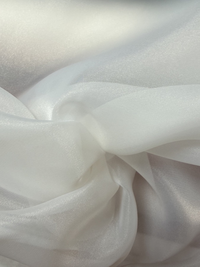 Semi-Matte Nylon-Polyester Voile fabric sample