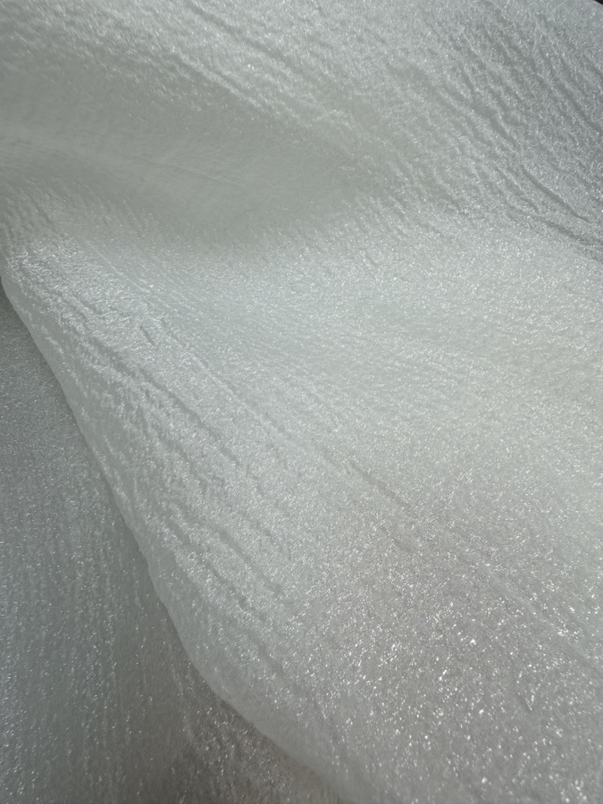 Stardust Organza fabric sample