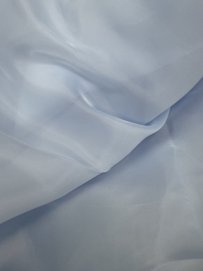 Semi-Dull Cationic Satin Organza fabric sample