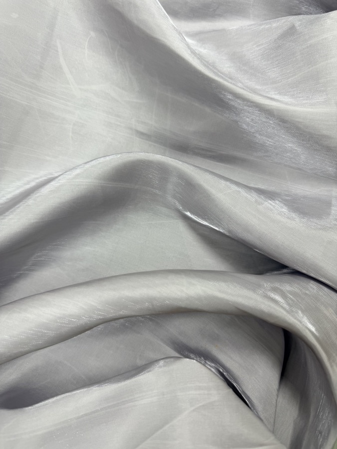 Fine-Filament Satin Organza fabric sample