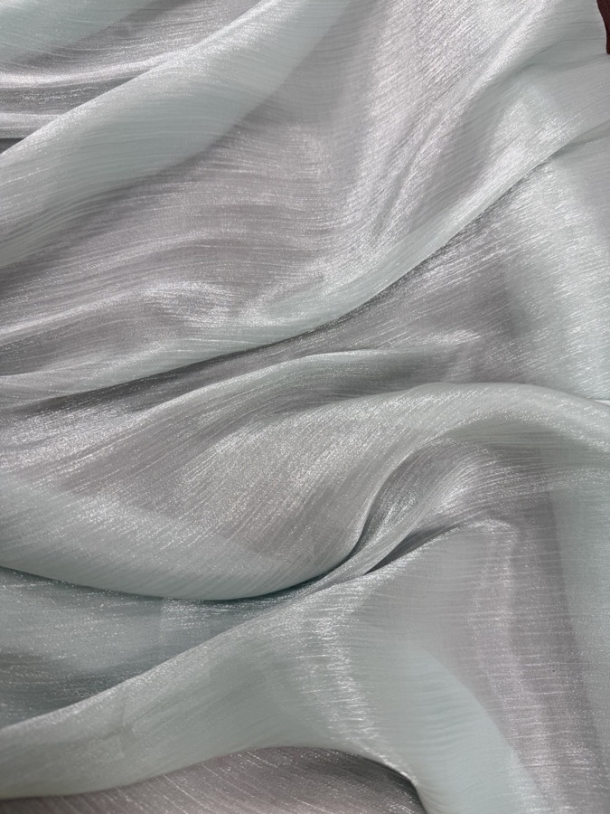 Lustrous Yoryu Crepe fabric sample