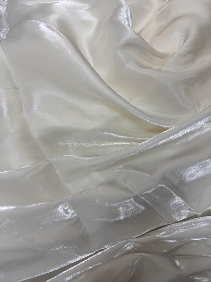Liquid-Lustre Satin fabric sample
