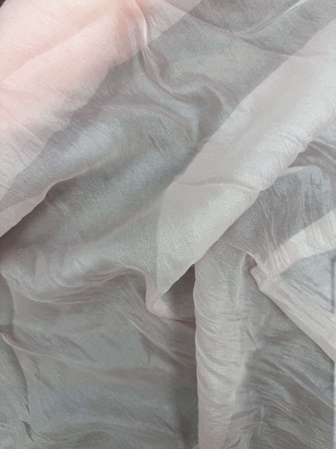Fine-Plissé Nylon-Polyester Crepe fabric sample